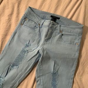 Forever 21 baby blue denim size 25